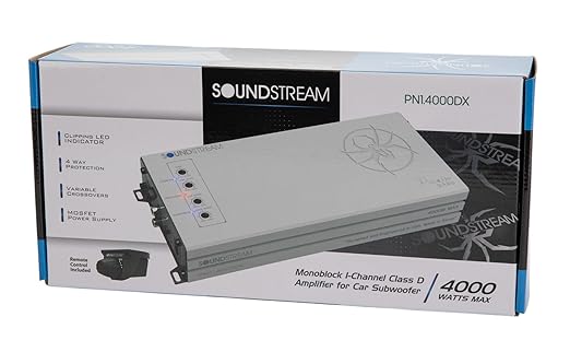PN1-4000DX | Picasso Nano Series 4000W Monoblock 1 Channel Amplifier - Image 6