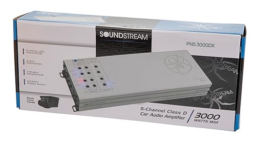 PN5-3000DX | Picasso Nano Series 3000W 5 Channel Amplifier - Image 6