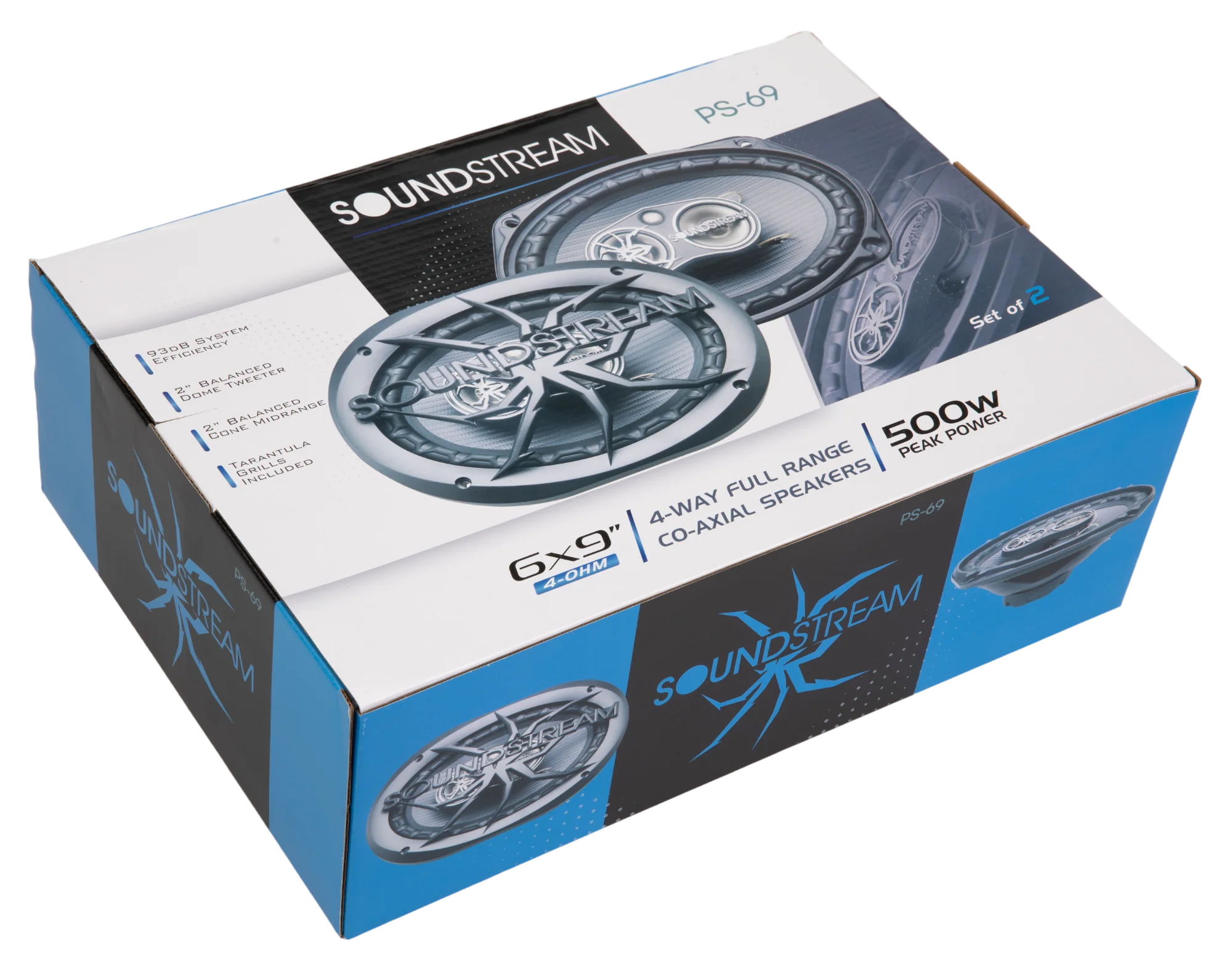 PS-69 | 6x9" 4-Way Full Range Coaxial Speakers 500W (Pair) - Image 7