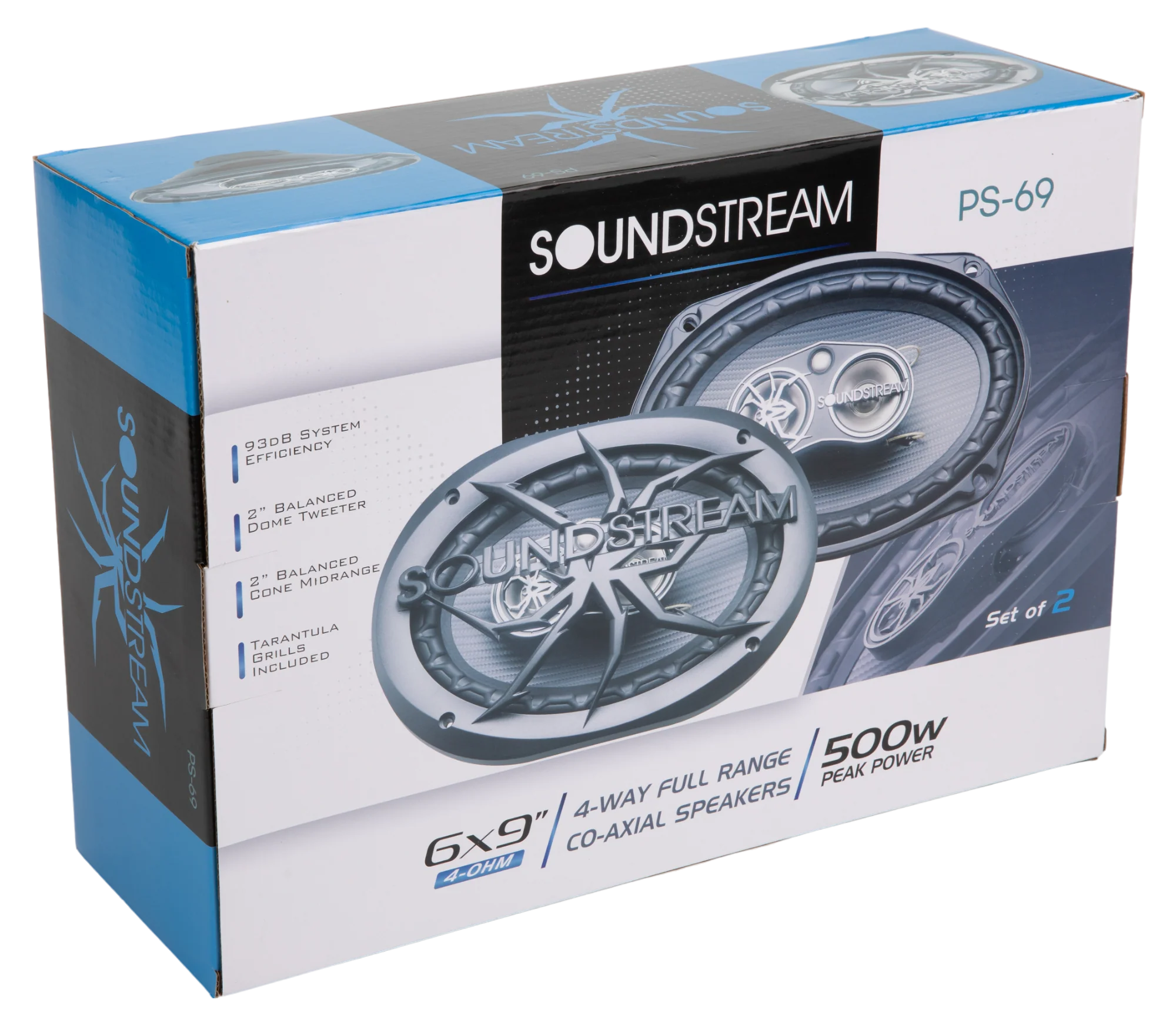 PS-69 | 6x9" 4-Way Full Range Coaxial Speakers 500W (Pair) - Image 8