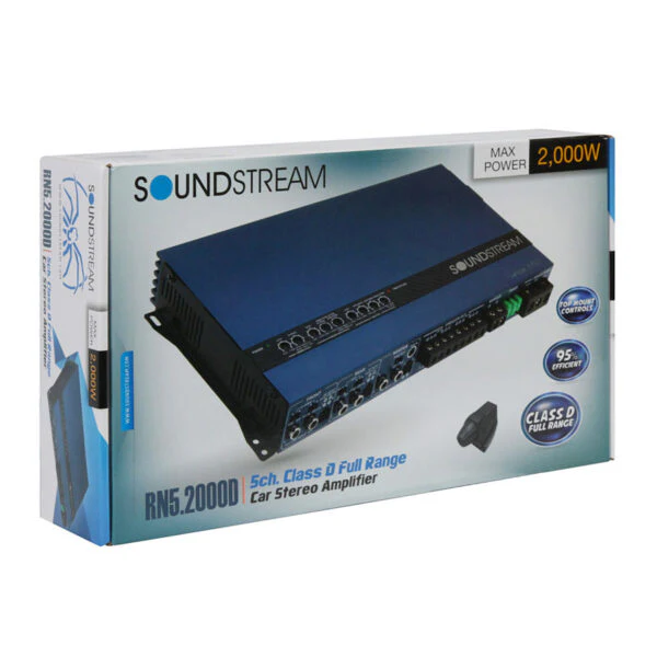 RN5-2000D | Rubicon Nano Series 2,000W Class D 5-Channel Amplifier - Image 6