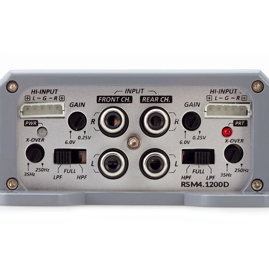 RSM4-1200D | 1200W Compact 4-Channel Class D Car Amplifier – High-Efficiency, Hi-Level Signal Sensing, Easy Install - Image 3