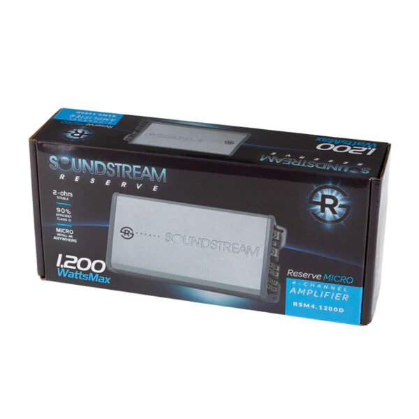 RSM4-1200D | 1200W Compact 4-Channel Class D Car Amplifier – High-Efficiency, Hi-Level Signal Sensing, Easy Install - Image 6