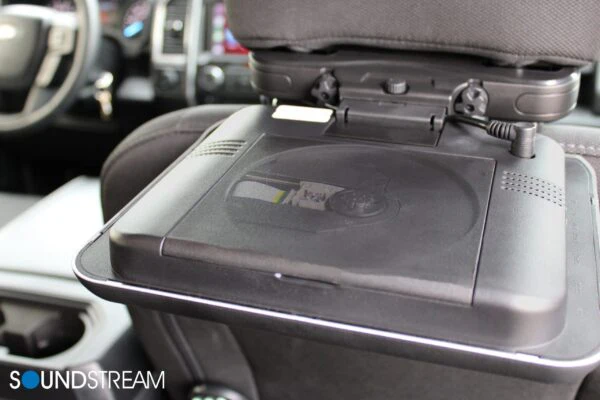 SHAD-9H | Universal Headrest Mount DVD Player w/ 9” LCD & MobileLink Input - Image 7