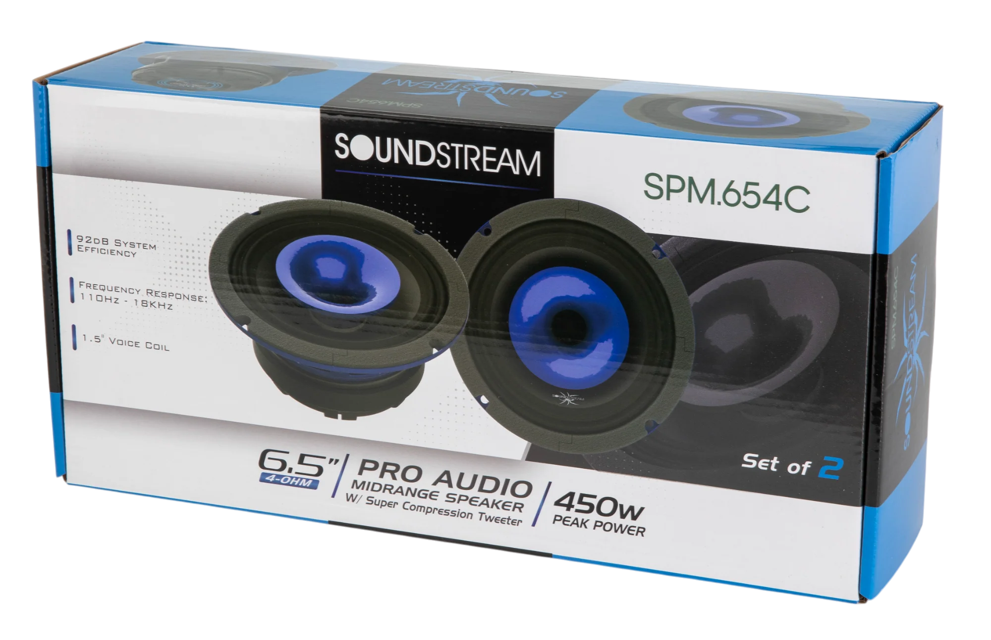 SPM.654C | 6.5" Midrange Pro Audio Loudspeaker w/ Super Compression Tweeter - 450W (Pair) - Image 5