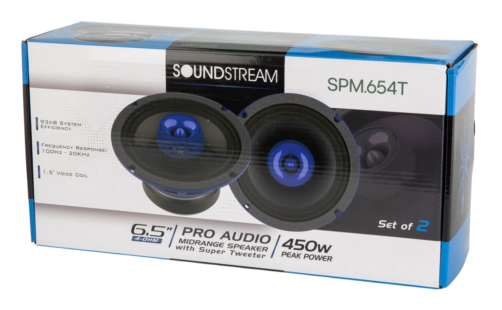 SPM.654T | 6.5" Pro Audio Midrange Speaker with Super Tweeter 450W (Pair) - Image 6