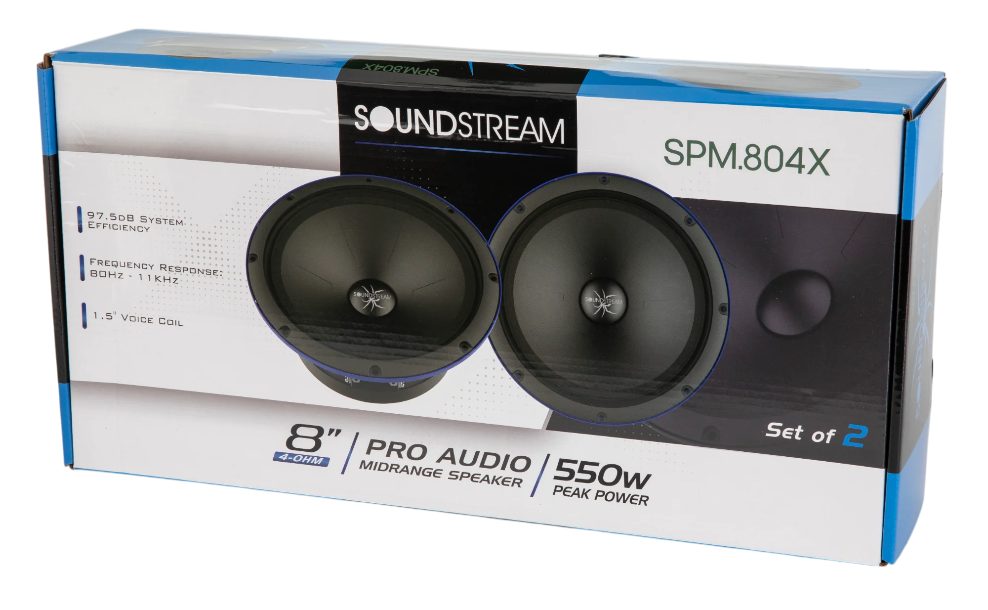 SPM.804X | 8" Pro Audio Midrange Speaker 550W (Pair) - Image 5