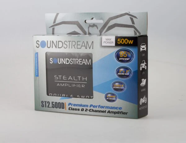 ST2-500D | Stealth Shot Series 500W Class D 2 Channel Amplifier - Image 5
