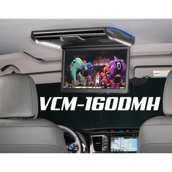 VCM-160DMH | Ceiling Mount DVD Entertainment System w/ MobileLink Smartphone Mirroring & 16” LCD - Image 3