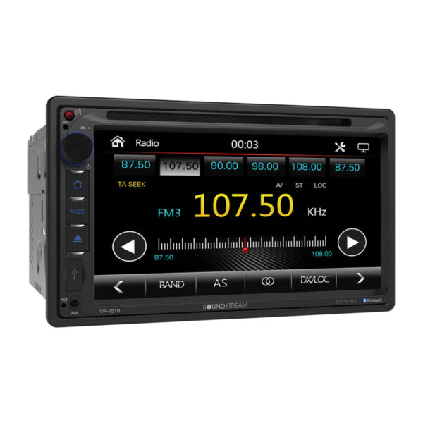 VR-651B | 7” 2-DIN Touchscreen DVD/CD Headunit w/ Android PhoneLink - Image 2