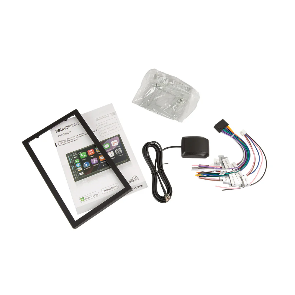 VRCA2-74W | 2-DIN Digital Multimedia Car Stereo w/ Wireless Apple Carplay & Android Auto - Image 4