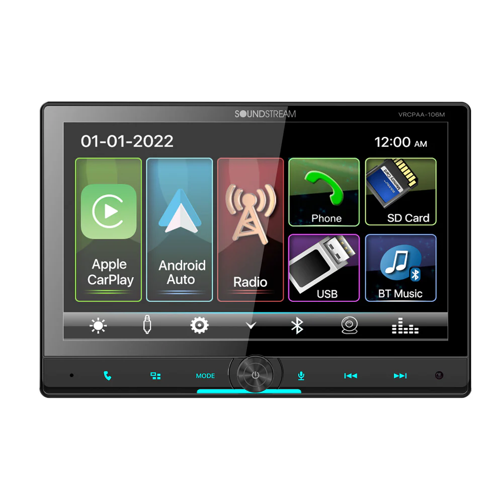 VRCPAA-106M | 10″ Mechless Headunit w/ Apple CarPlay® & Android Auto® - Image 3