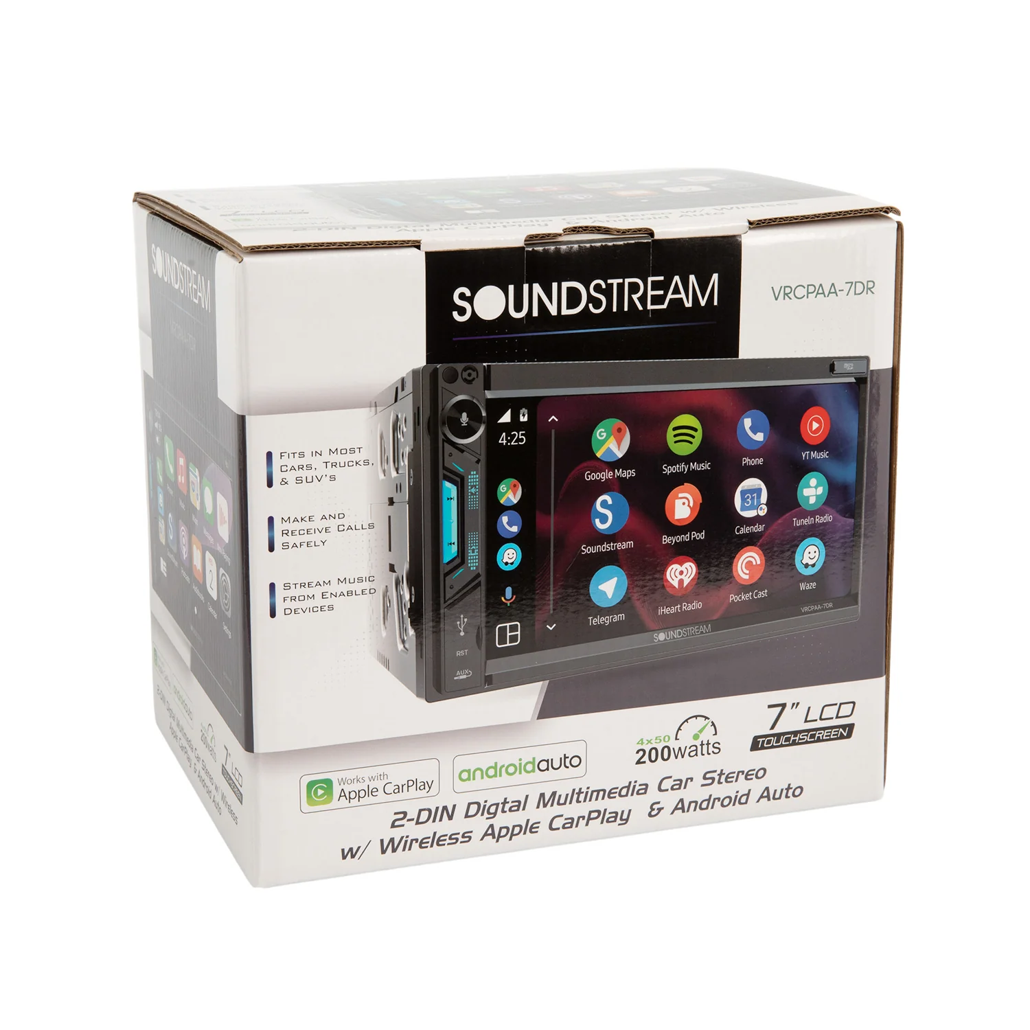 VRCPAA-7DR | 7" Double Din Car Stereo w/ Wireless Apple CarPlay® & Android Auto® - Image 8