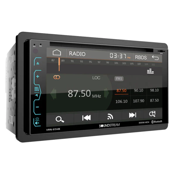 VRN-65HB | 6.2” 2-DIN DVD/CD Touchscreen Headunit w/ Navigation & PhoneLink - Image 4
